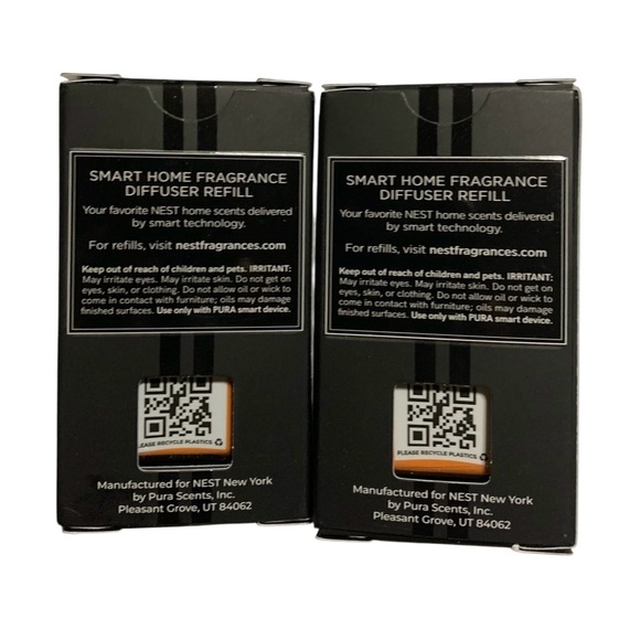 2x NEST New York Pura Diffuser Refills Pumpkin Chai Scent 0.33oz Each NEW Sealed - Picture 2 of 2